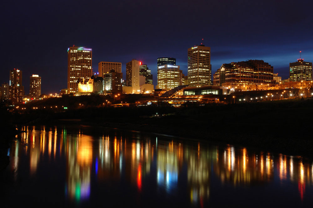 edmonton am abend