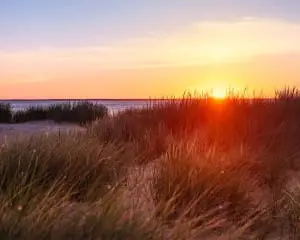 List auf Sylt: Sonnenaufgang am Ellenbogen