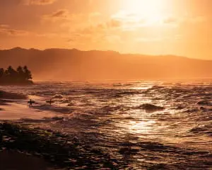 Oahu Hawaii Rundreise Sonnenuntergang
