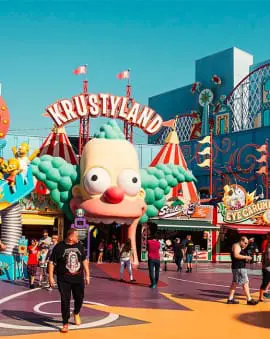 Universal Studios Hollywood Besuch Krustyland