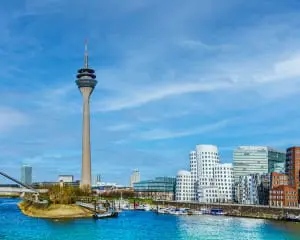 Düsseldorf Rheinpromenade NRW