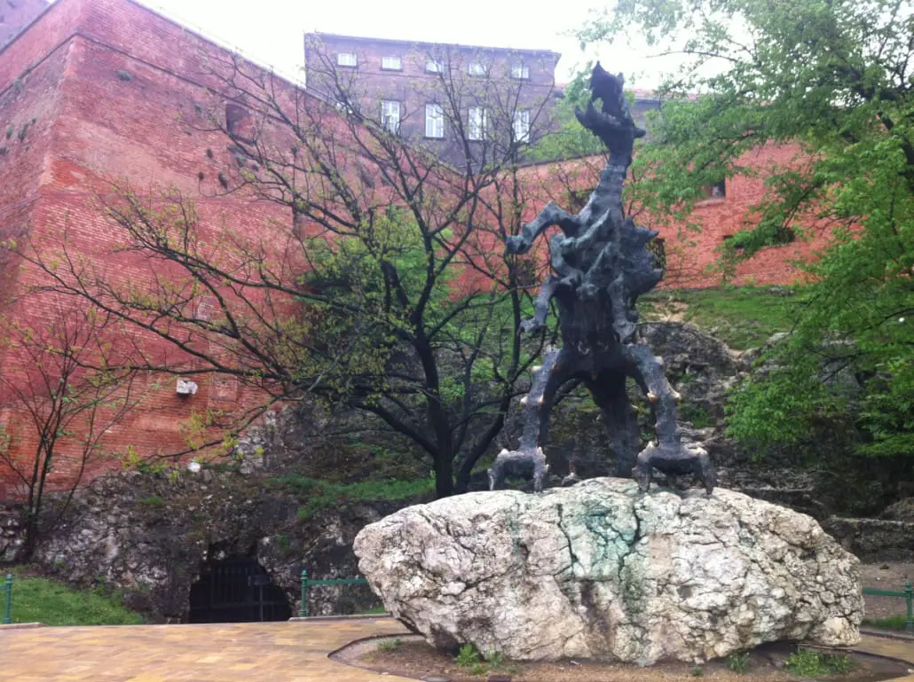 Sehenswürdigkeiten Krakau: Drachenfigur Smok