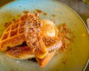 London essen gehen Duck & Waffle