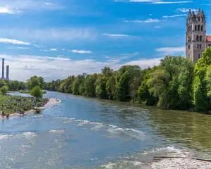 München Sommer Isar Reiseblog