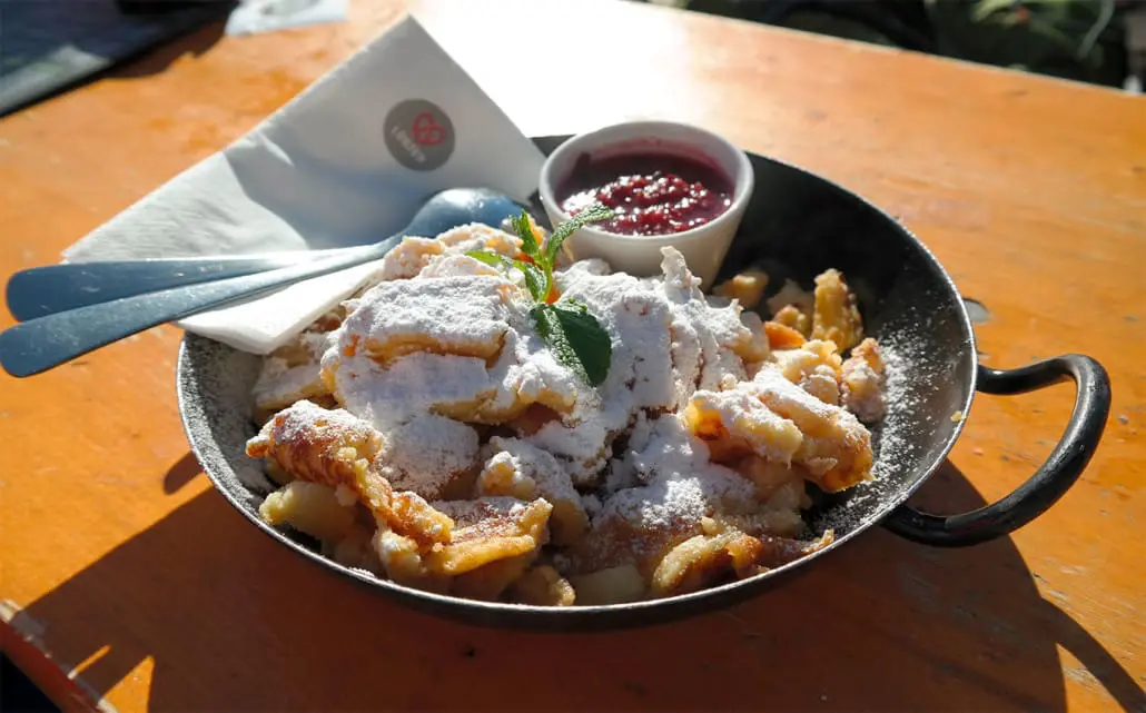 Kaiserschmarrn auf der Edelweissalm in Obertauern