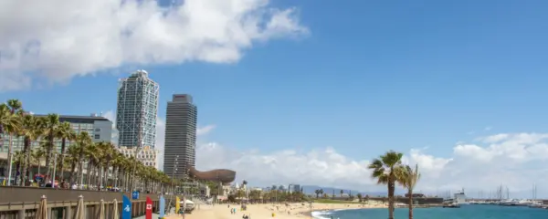 Barcelona Strand in Barceloneta