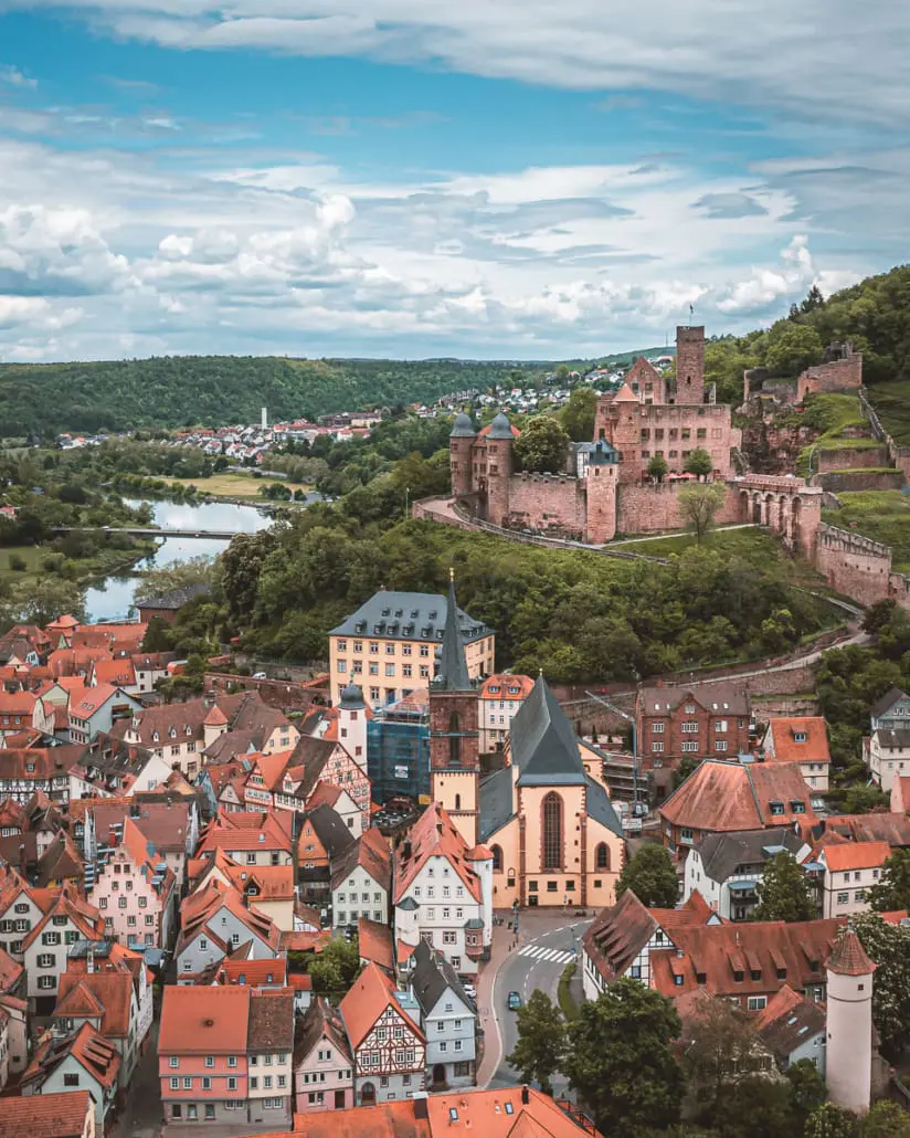 Burgruine und Altstadt Wertheim Taubertal