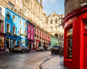 Edinburgh 3 Tage Programm Victoria Street