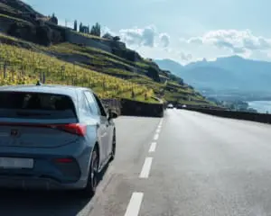 Grand Tour Schweiz Roadtrip Lavaux E-Auto