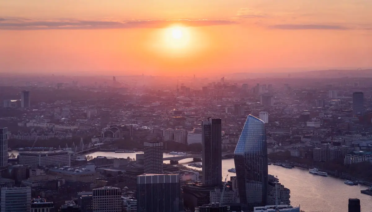 Aussicht the Shard London Sonnenuntergang