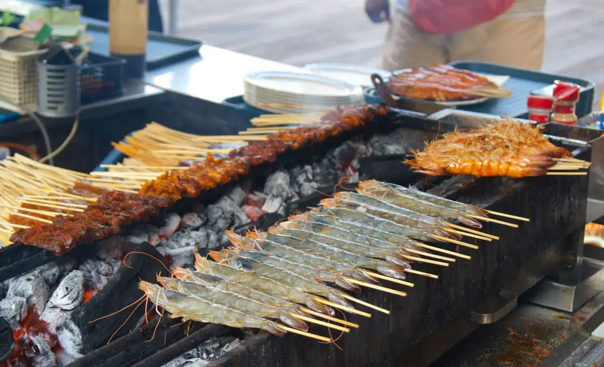 Satay Street Singapur: Street-Food Markt