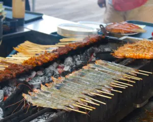 Satay Street Singapur: Street-Food Markt