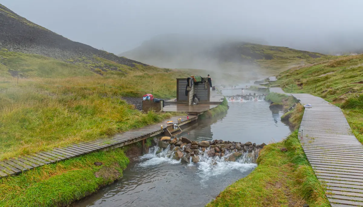 Reykjadalur Hot Spring Thermal River in Hveragerði
