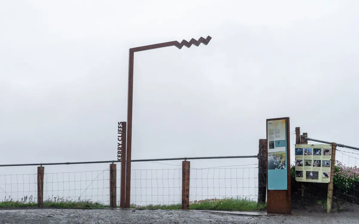 Wild Atlantic Way Sign Kerry Cliffs