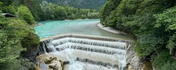 Lechfall in Füssen im Allgäu