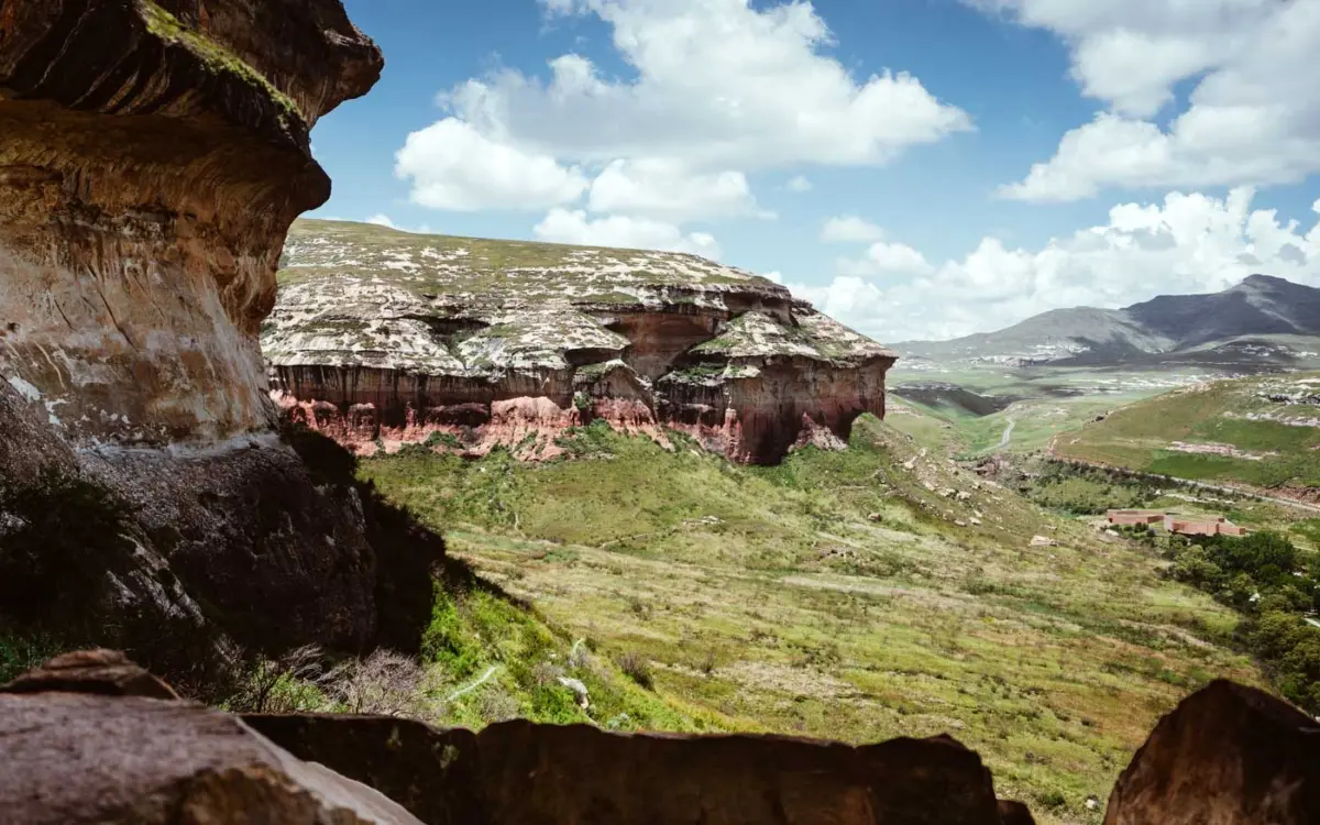 Golden Gate Highlands Nationalpark Aussicht vom Brandwag Buttress