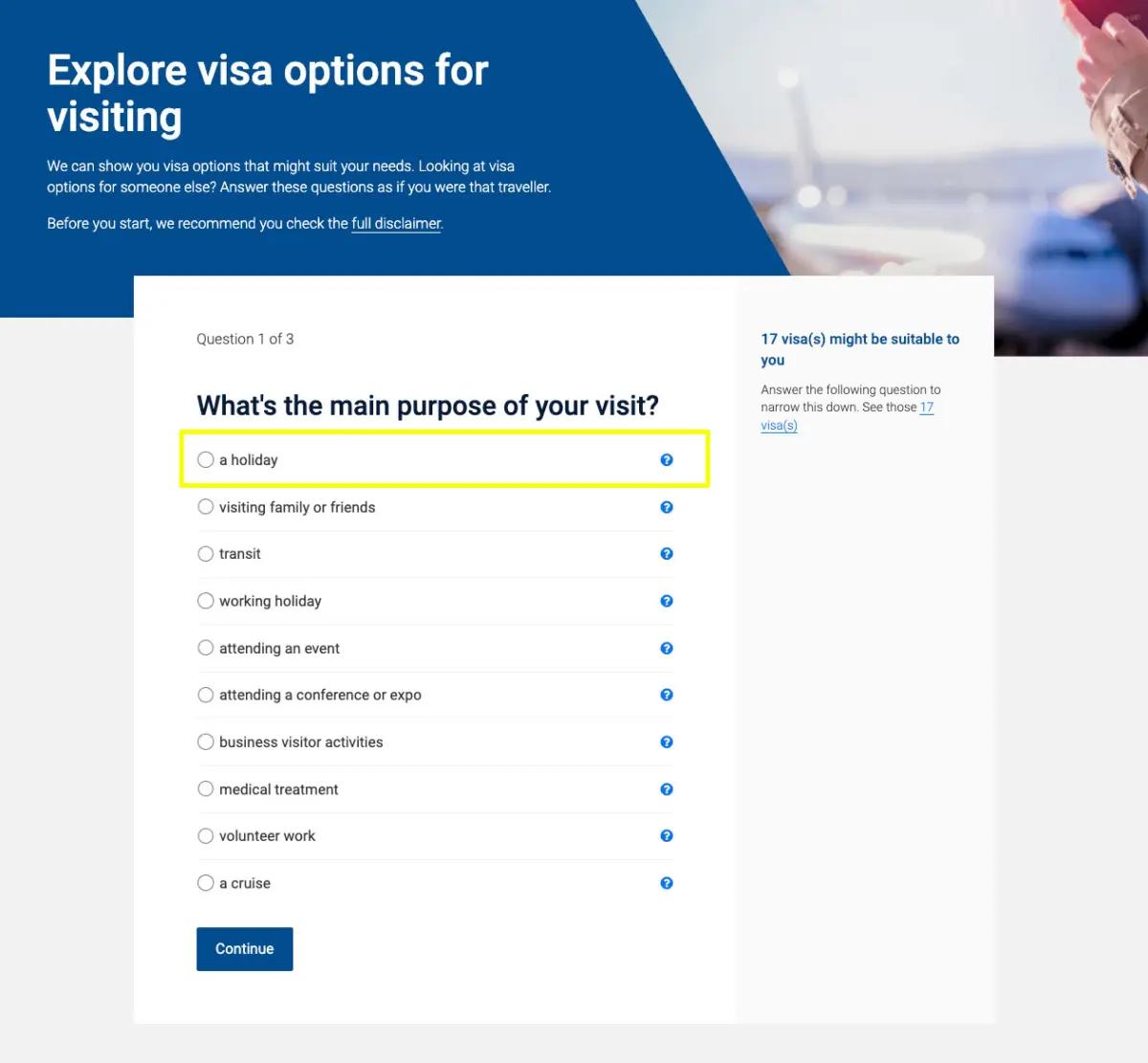 Visum für Australien als Tourist beantragen (subclass 651)