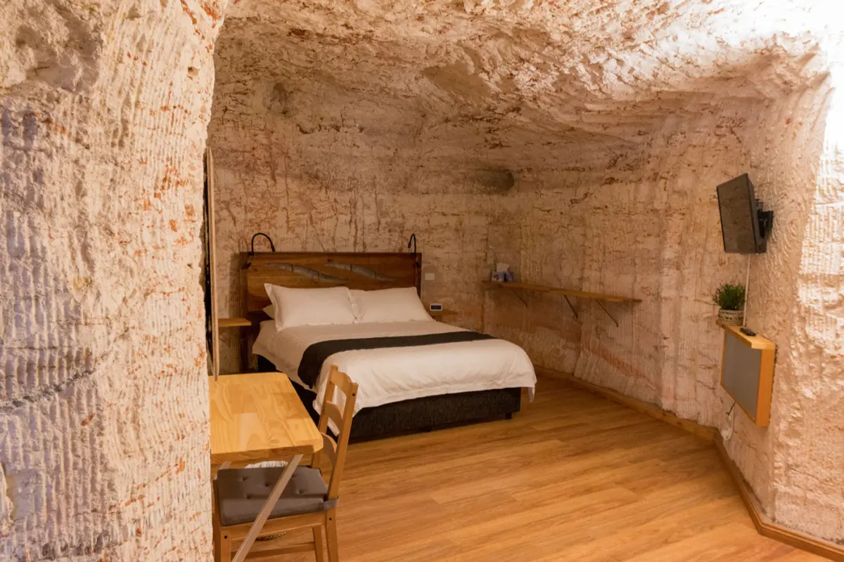 Unter der Erde wohnen in Coober Pedy