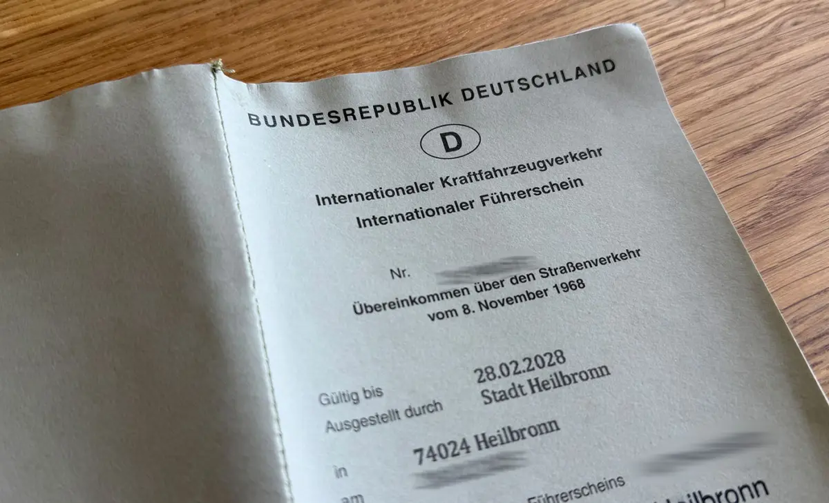 Internationaler Führerschein - so sieht er aus