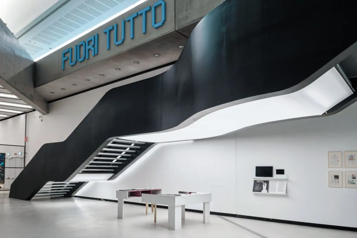 Coole Architektur im MAXXI Museum in Rom