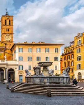 Rom Trastevere Piazza Santa Maria