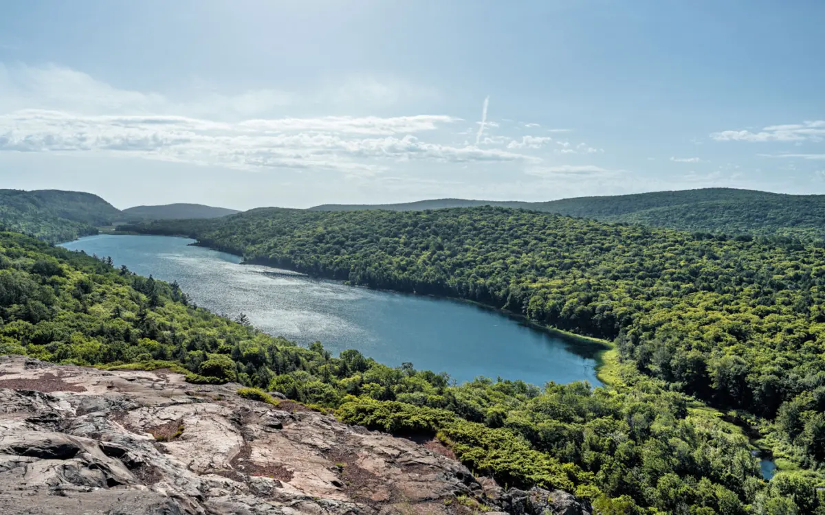 Lake of the Clouds im Porcupine Mountains Wilderness State Park, Michigan