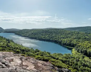 Lake of the Clouds im Porcupine Mountains Wilderness State Park, Michigan