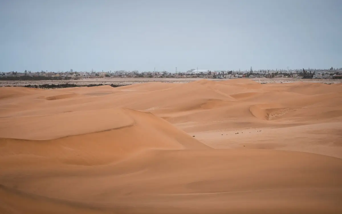Die Dünen sind in Swakopmund sehr nah!