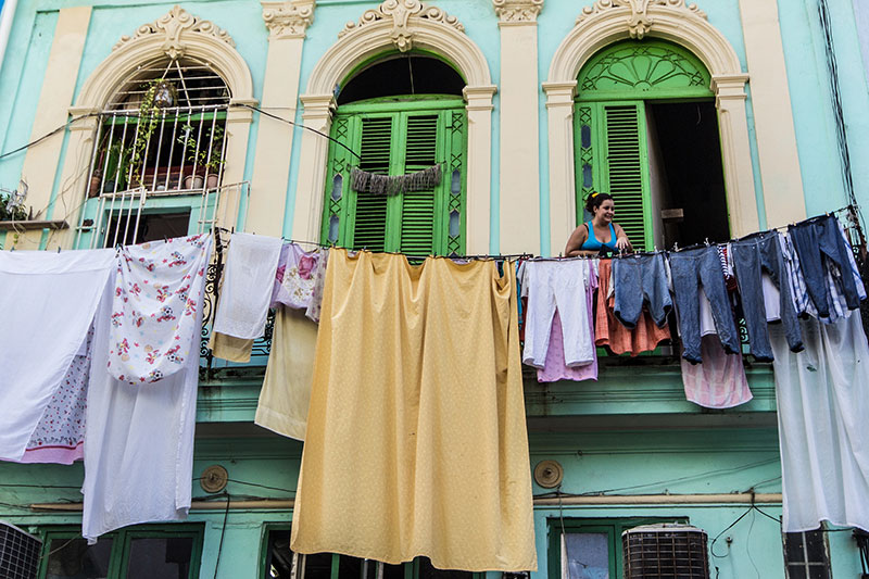 Havanna-Cuba-Waschtag