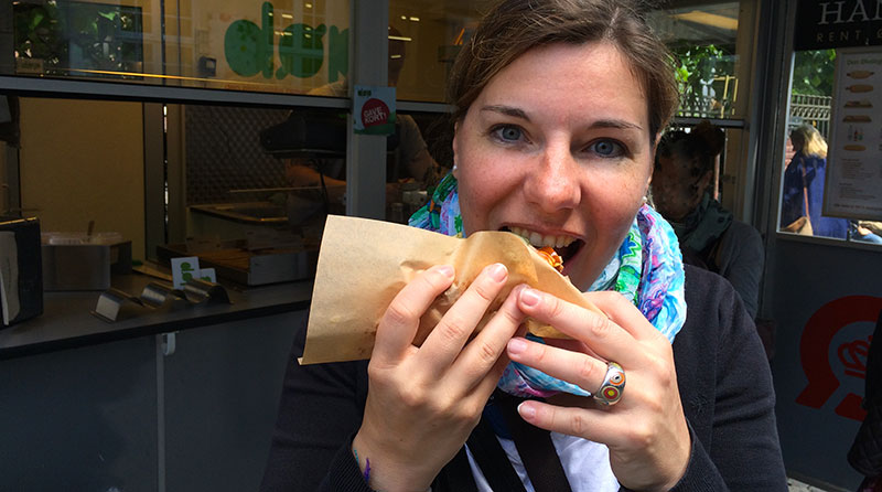 Eten in Kopenhagen: biologische hotdogs bij DOP