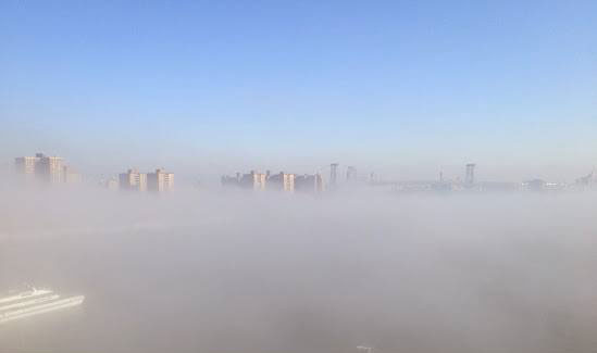 New York Manhattan im Nebel