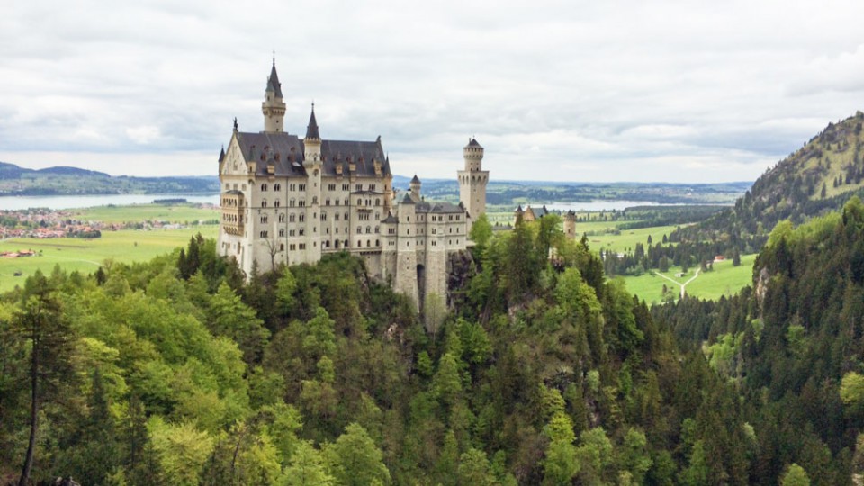 Blick von Marienbrücke auf Neuschwanstein