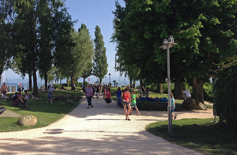Bodensee: Bootsanlegestelle in Immenstaad