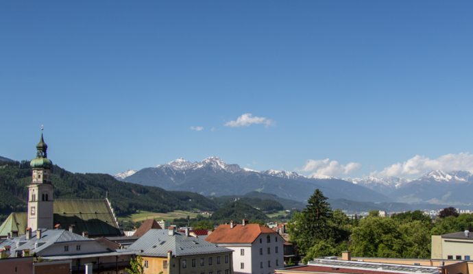 Hall Tirol   sterreich Posthotel Ausblick Reiseblog VIEL UNTERWEGS