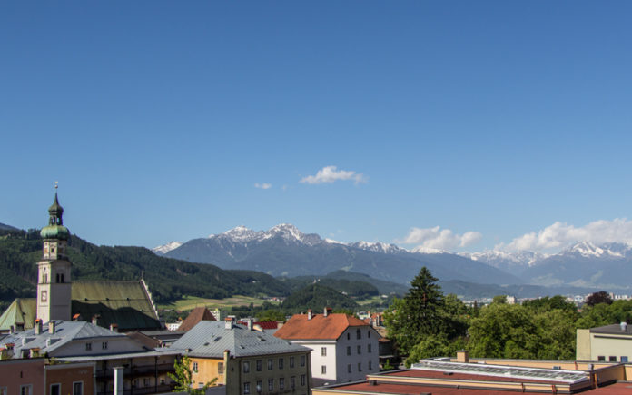 Hall Tirol Österreich Posthotel Ausblick Hall Tirol Österreich Posthotel Ausblick