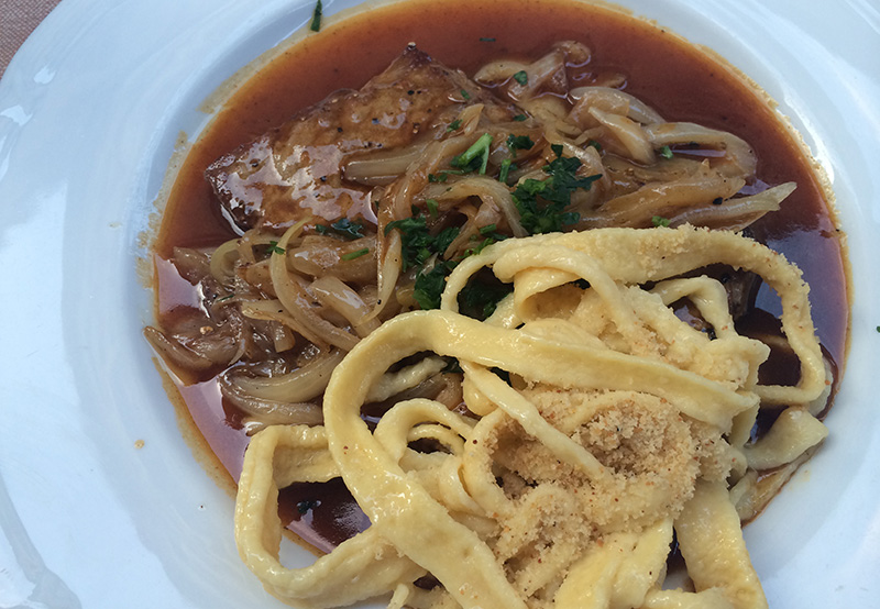 Essen in Heilbronn: Spätzle im Ratskeller