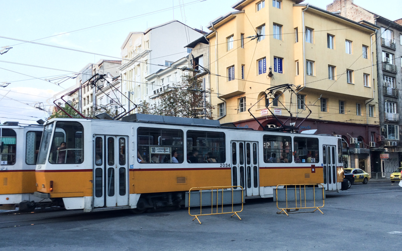 Straßenbahn in Sofia