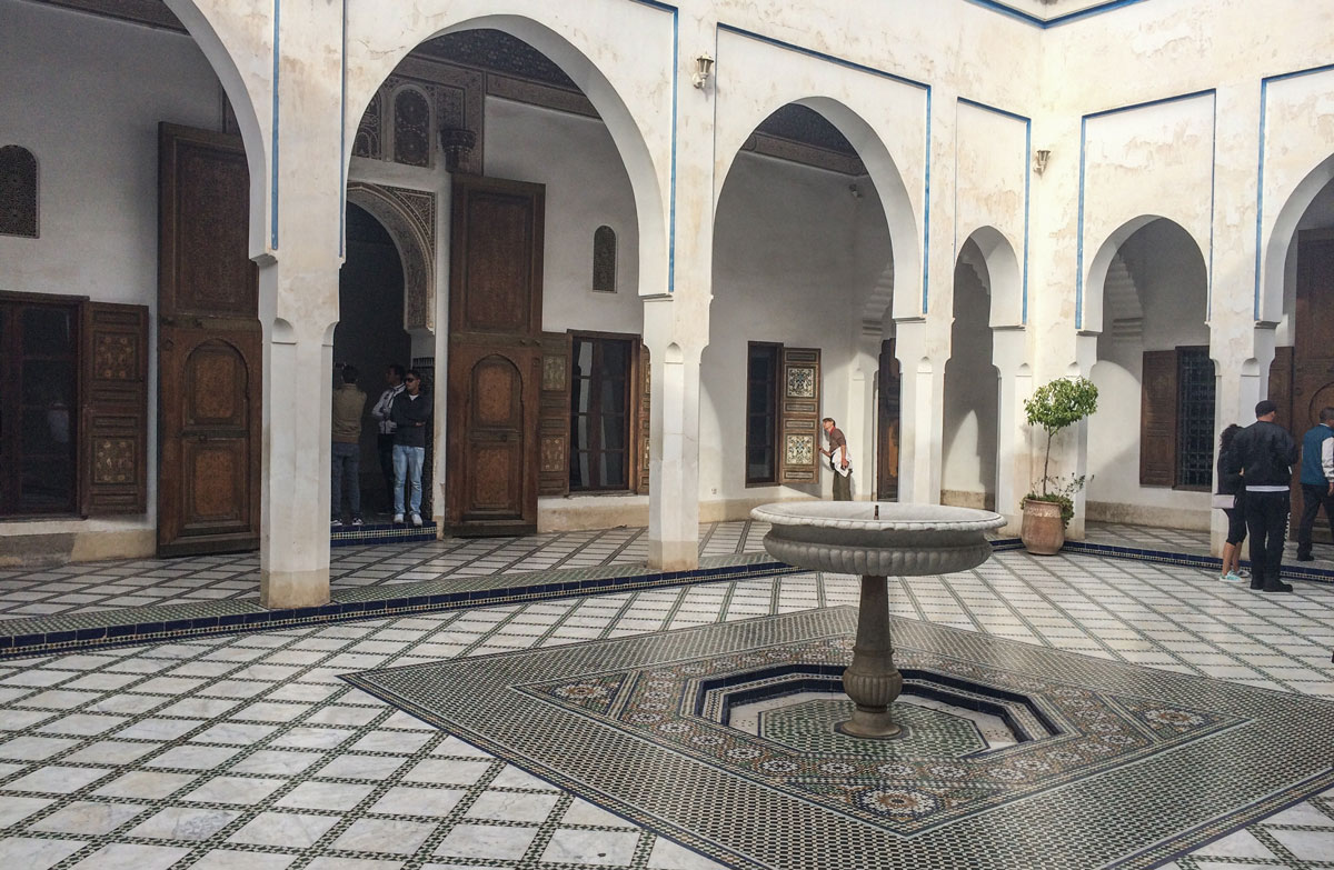 Bahia Palast Marrakesch Sehenswürdikgeiten