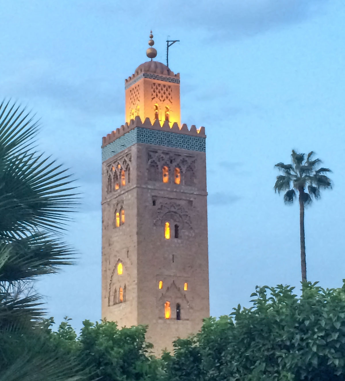 Koutoubia Moschee eine der Sehenswürdigkeiten in Marrakesch