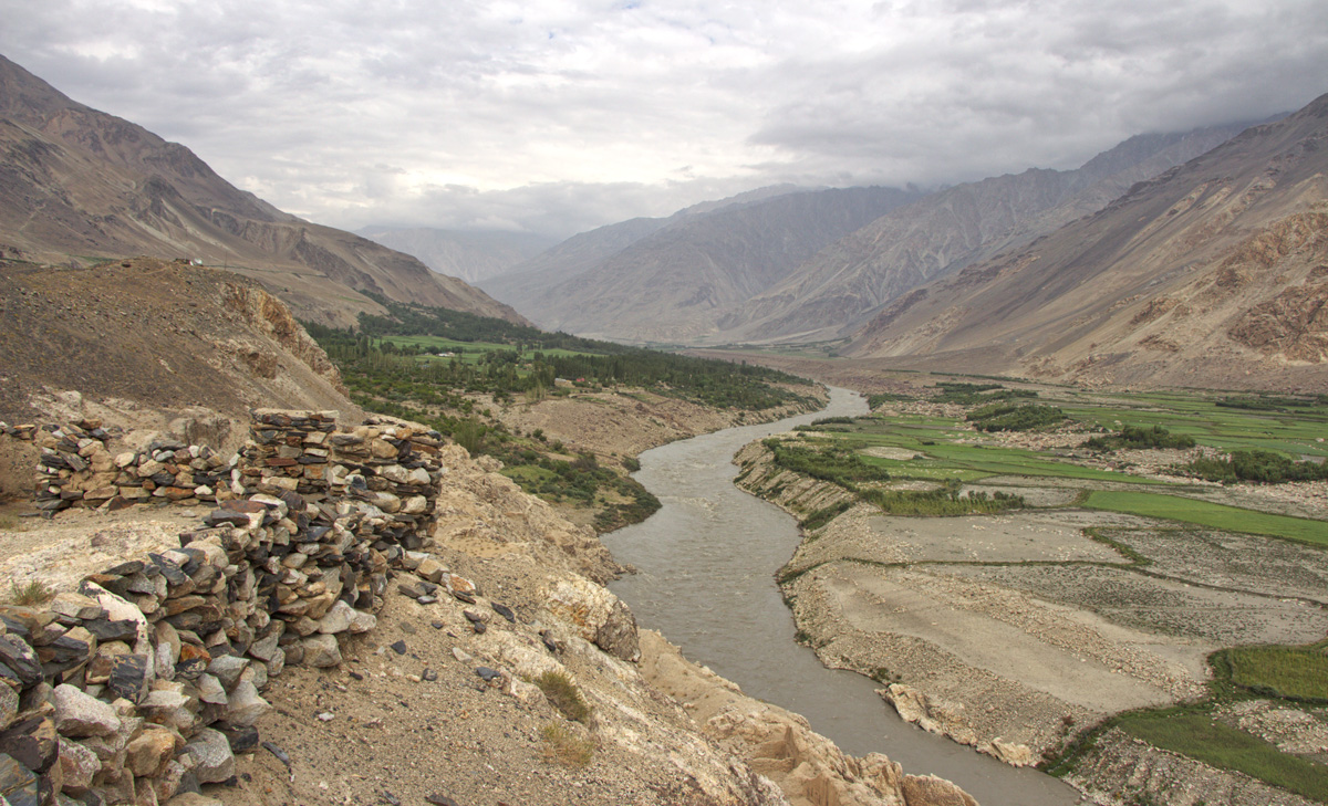 Panoramablick Vom Kakh Kaha Fortress Mit Blick Auf Afghanistan