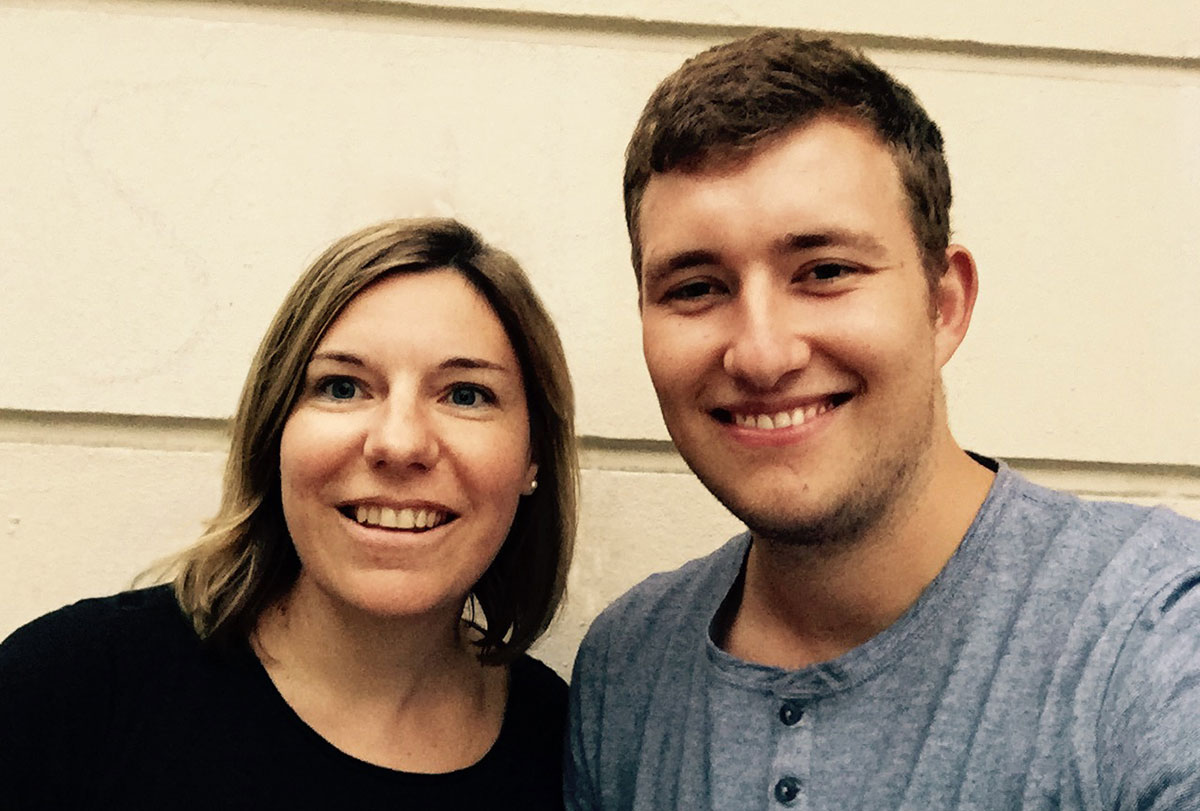 Steven und ich im August in Berlin
