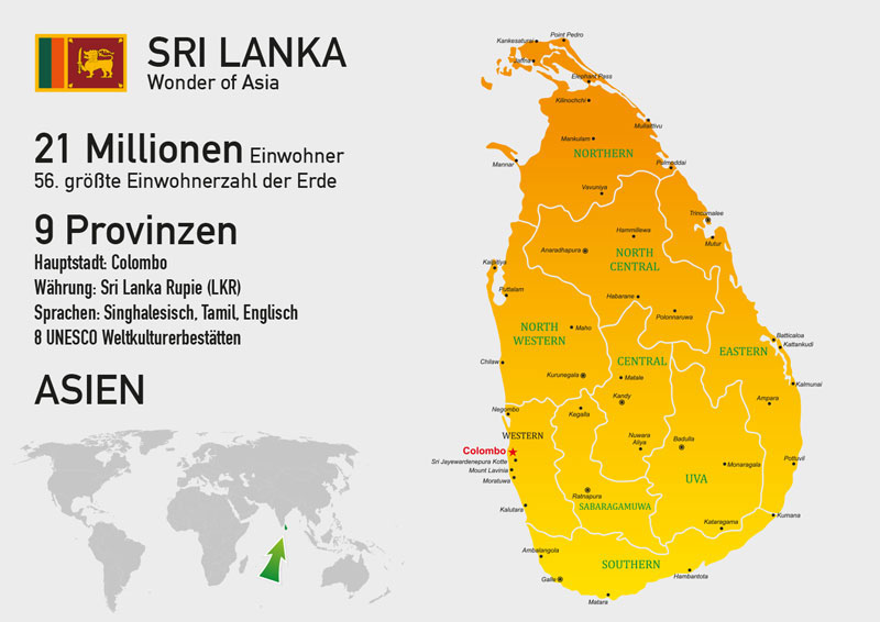 Feiten en cijfers Sri Lanka