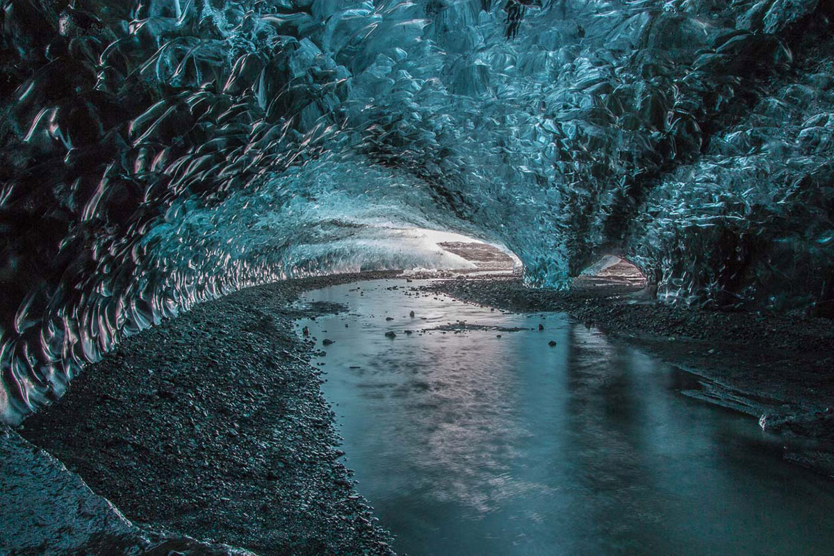 Eishöhle unter dem Vatnajökull