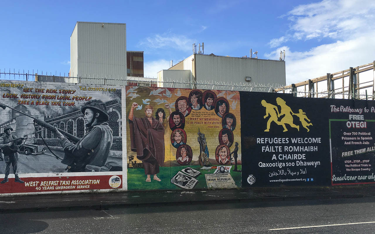 Belfast Sehenswürdigkeiten Street Art Politisch