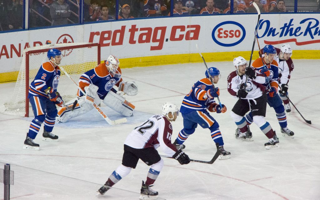 Nhl-Eishockeyspiel-Edmonton-Oilers-Colorado-Avalanche