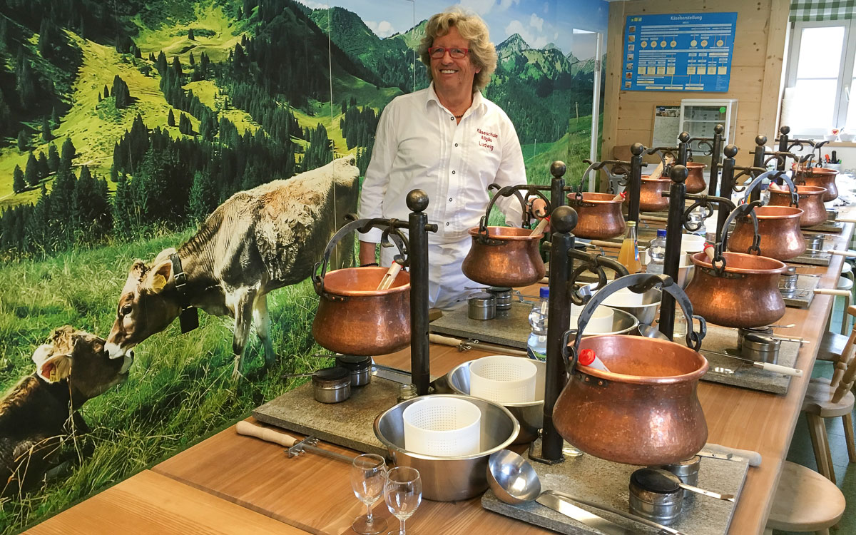 Käseschule Oberstaufen Käsemeister Ludwig