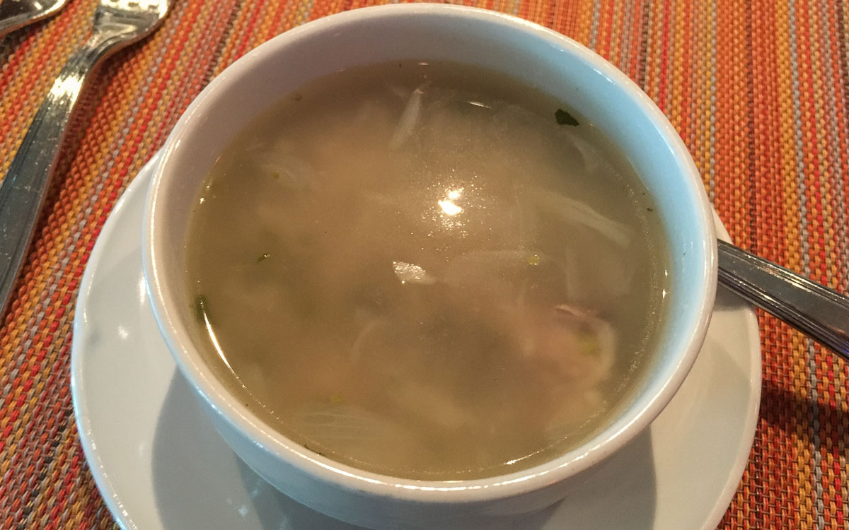 Panama Reisetipps Essen: Sancocho Suppe