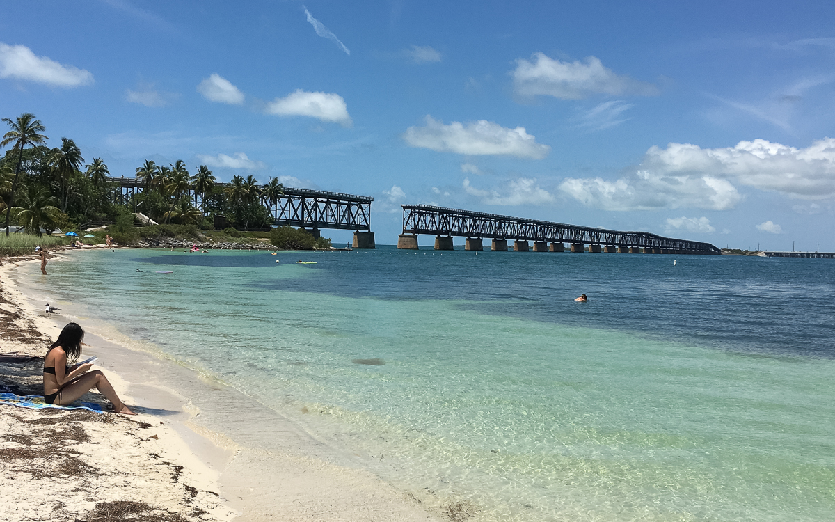 Florida Keys Old Railroad Bridge