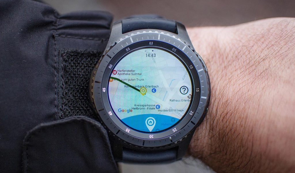 samsung gear s3 navigation google maps