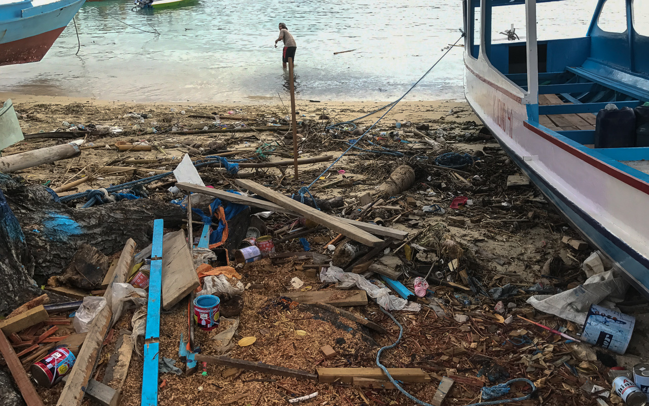 Auf den Gili Islands (und Bali) gibt es ein großes Problem mit dem Müll!